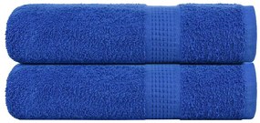 Asciugamani 2 Pz Blu 50x100 Cm 360 G/m² 100% Cotone /