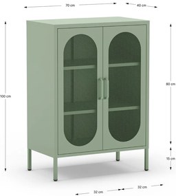 Mobile color menta 70x100 cm Diora - Marckeric