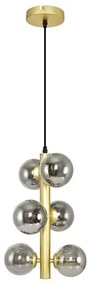 Brilagi - Lampadario LED a sospensione con filo MILLA 6xG9/3W/230V oro/fumé