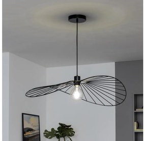 Brilagi - Lampadario LED sospeso su cavo CERIA WIRE 1xE27/40W/230V 60x80 cm nero