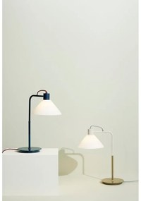 Lampada da tavolo bianca con paralume in vetro (altezza 44 cm) Spot - Hübsch