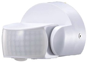 Sensore di Movimento Infrarossi IP65 Colore Bianco Montaggio a Parete Soffitto Snodabile a 180° SKU-6611