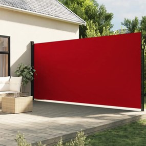 Tenda Da Sole Laterale Retrattile Rossa 220x300 Cm /