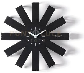 Orologio da parete di design lumor nero,bianco marmo