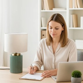 Rabalux 74046 - Lampada da tavolo GLOVY 1xE14/40W/230V verde