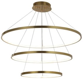 Lampadario LED a sospensione con filo LEA LED/60W/230V 4000K diametro 80 cm oro