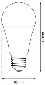 Lampadina LED Dimmerabile A60 E27/9W/230V 4000K