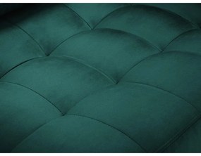 Divano in velluto verde petrolio , 219 cm Santo - Milo Casa