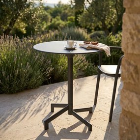 OPERA - tavolo da giardino in acciaio diametro 60