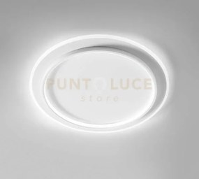 Dharma p/s plafoniera led 5554lm 3000k 65w ip20 colore bianco d.70cm
