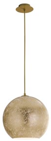 Lampadario Sospensione Vanity Class Colore Oro 60W Mis 30 x 120 cm