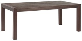 Tavolo da giardino legno scuro 180 x 100 cm TUSCANIA Beliani