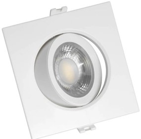 Faro Incasso Quadrato 12W CCT Ø90mm 38° Orient. Dimmerabile OSRAM LED Colore Bianco Variabile CCT