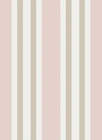 Streifentapete Polo Stripe von Cole & Son - Soft Pink