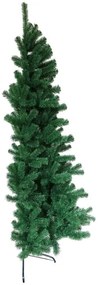 Albero di Natale artificiale da parete verde H 210 cm x Ø 126 cm