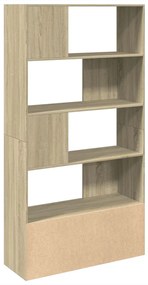 Libreria rovere sonoma 100x36x189 cm in legno multistrato