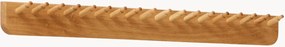 Appendiabiti in legno di quercia Echo, larg. 88 cm