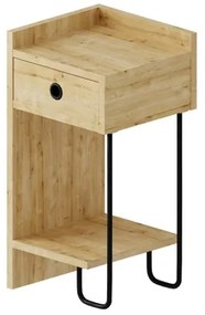 Comodino CACTUS 60x29,5 cm beige/nero