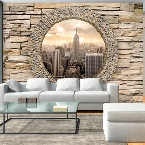 Fotomurale  Hidden City  Colore Beige, Dimensioni e Misure 100x70