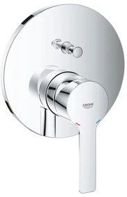 Rubinetto per incasso doccia getto laminare cristallino Lineare P cromo lucido GROHE