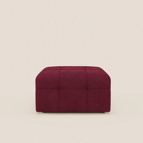 Mosaic pouf e modulo in bouclé - 96x77 cm design capitonné in tessuto smacchiabile T21