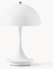 Lampada da tavolo portatile a LED con luce regolabile Panthella, alt. 24 cm, design Verner Panton
