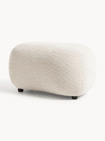 Pouf in teddy-bouclé Alba