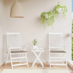Cuscini Per Sedia 2 Pz Tortora 40x40x3 Cm İn Tessuto Oxford /