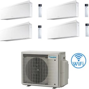 Daikin - Climatizzatore garanzia italia emura Quadri Split Inverter 9000 + 12000 + 12000 + 18000 btu con u.e. 4MXM80A9 Classe a+++/a++ novita' 2024