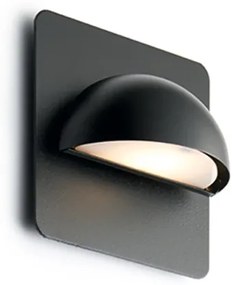 Rørhat LED Applique da Esterno w/Backplate Nero - LIGHT-POINT