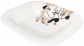 Piatto da portata in ceramica , 43,5 x 35,5 cm Face to Grey - VDE Tivoli 1996