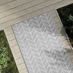 Tappeto Da Esterni Arakıl Grigio 80x150 Cm İn Pp /