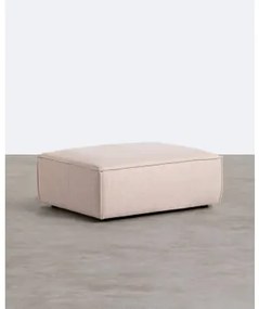 Moduli per il Divano in Tessuto Kilhe Beige Seashell & Pouf - The Masie