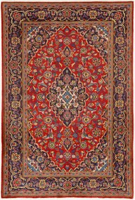 Kashan Tappeto persiano 140x210 (Iran) Annodato A Mano