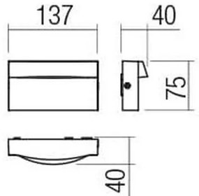 Redo 90425 - Applique a LED da esterno POLIFEMO LED/8W/230V IP65 bianco