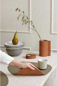 Tovaglietta in eco pelle 37x44 cm Curve L Double Nupo – LIND DNA