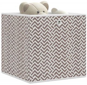 Scatole Portaoggetti 10 Pz 32x32x32 Cm Tessuto Non Tessuto /