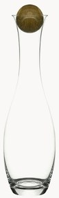 Caraffa in vetro soffiato con tappo in legno Eden, 1 L