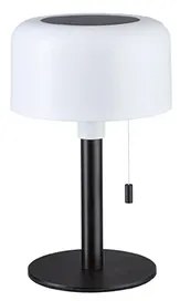 Bartja Pannello Solare Lampada da Tavolo w/USB-C 3-step Dim. IP44 Nero - Paulma