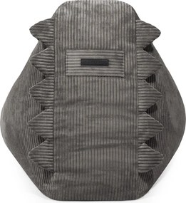 Pouf a sacco per bambini viola con rivestimento in velluto a coste Snug 80 Dragon – SLOWDOWN