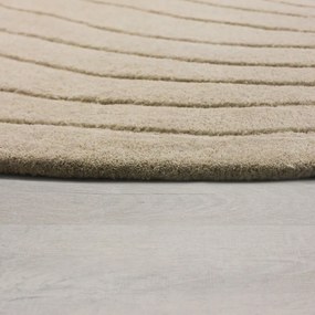 Tappeto in lana crema 200x290 cm Puddle Wool - Flair Rugs