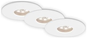 Briloner 7240-036 -SET 3xLED Lampada da incasso per bagno ATTACH LED/1,8W/230V IP44 bianco