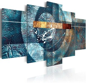 Quadro Blue Galaxy  Colore Blu, Dimensioni e Misure 100x50