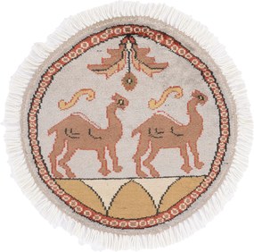 Agra Tappeto 50x50 (Indian) Annodato A Mano