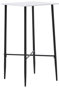 Tavolo Da Bar Bianco 60x60x111 Cm İn Mdf /
