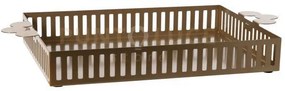 Vassoio moderno old oro laccato