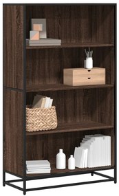 Libreria rovere marrone 80,5x35x139 cm in truciolato