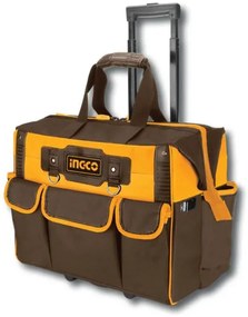 Trolley porta attrezzi Ingco 20", 45x28x36 cm, 20 kg, con ruote