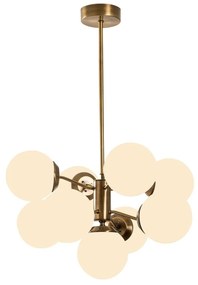 Sospensione in colore bianco-oro Mudoni - Opviq lights