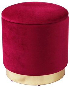 LARA - pouf rotondo in velluto